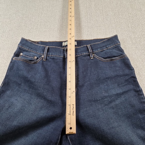 Levi's Jeans 512 Perfectly Slimming Bootcut Women's‎ 14M Bling Pockets Dark Wash - Picture 7 of 9